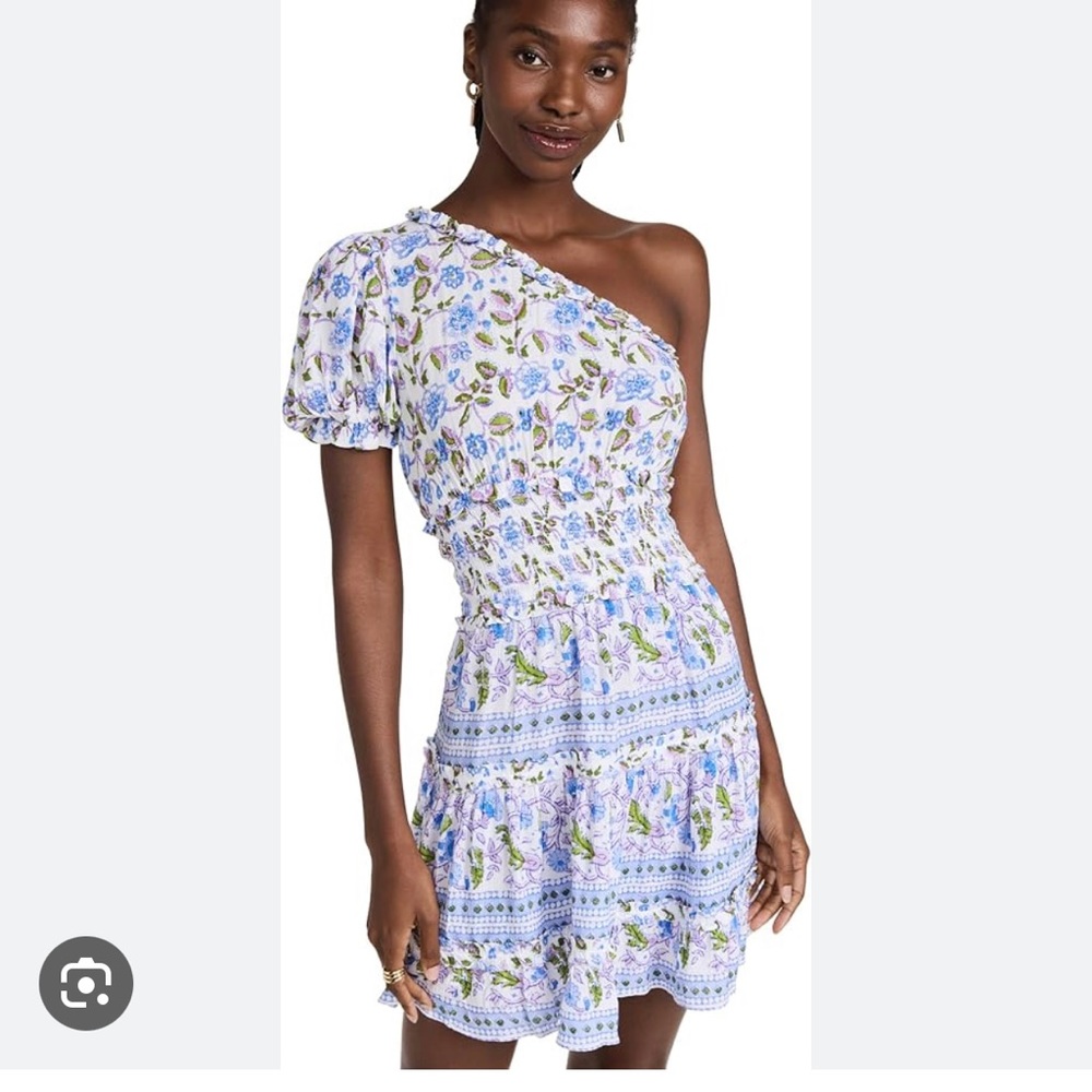 Playa Lucila One Shoulder floral Mini